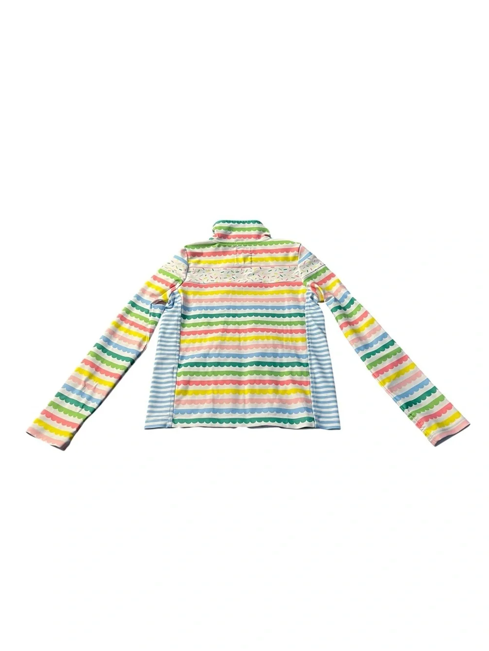 Olive Mae Kids Striped Swim Coverup Jacket - Multicolor Size 3T